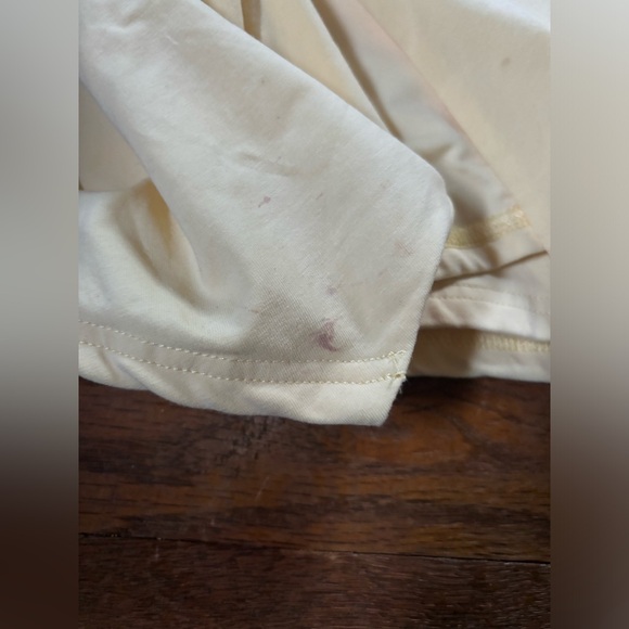 Yellow underwire lace mini dress bow front lace cups, thigh slit and rutched - Picture 4 of 5